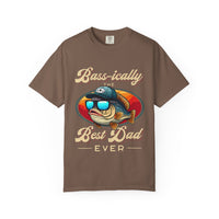 Bass-ically the Best Dad Ever T-Shirt, Unisex Fishing T-shirt, Gift for Dad, Outdoor Casual Tee, Funny Father's Day Shirt