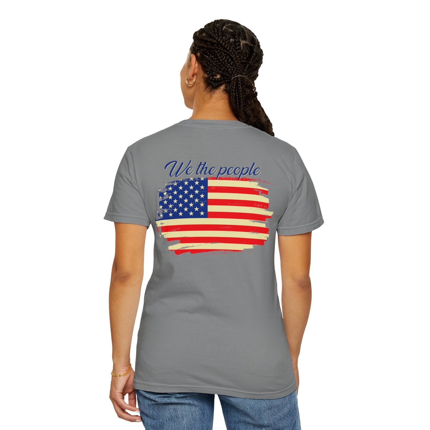 American Patriot Unisex Garment-Dyed T-shirt 12