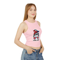 Cuba Libre Women's Micro Rib Racer Tank Top - Fun Summer Vibe!