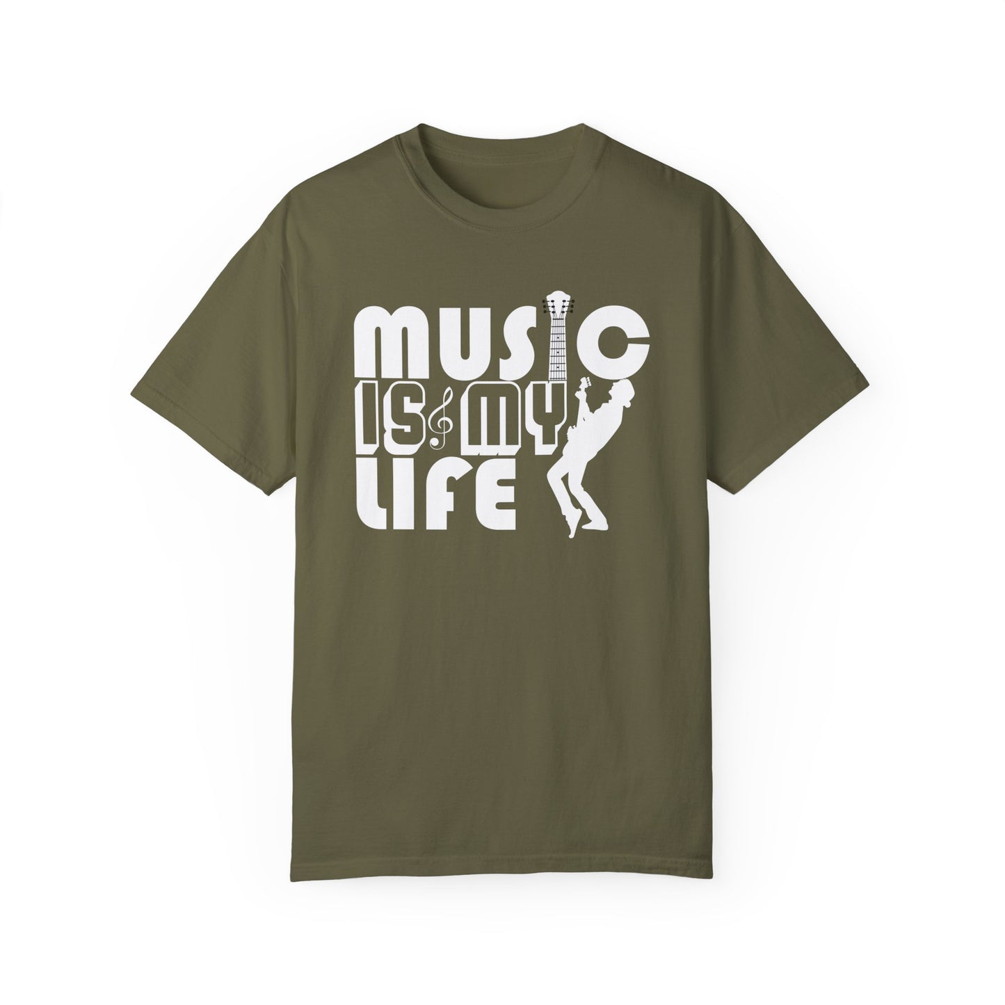(Music)Unisex Garment-Dyed T-shirt