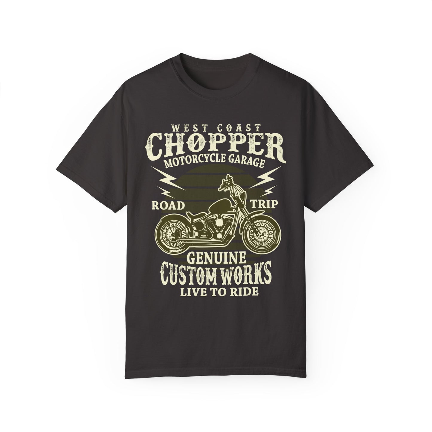 (Motorbike) Unisex Garment-Dyed T-shirt