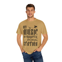 (Music)Unisex Garment-Dyed T-shirt