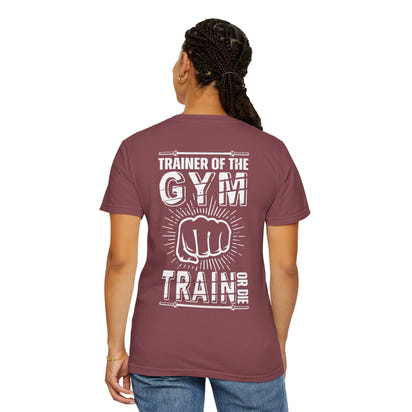 Fitness Unisex Garment-Dyed T-shirt (Back Design) 10