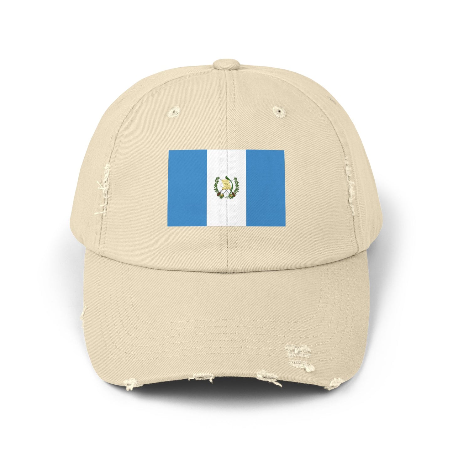 Guatemalan Flag Distressed Cap, Unisex Baseball Hat for Summer, Travel, Gifts, Outdoor Events