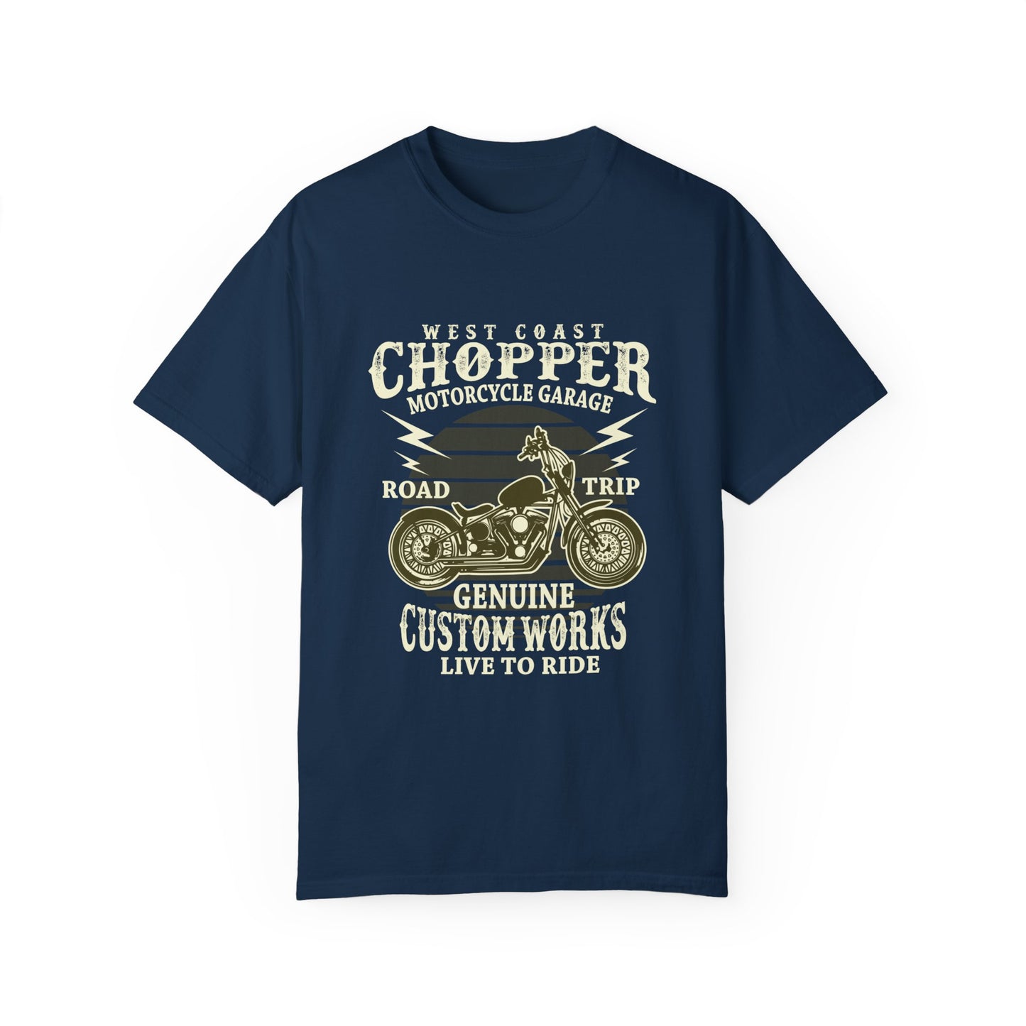 (Motorbike) Unisex Garment-Dyed T-shirt