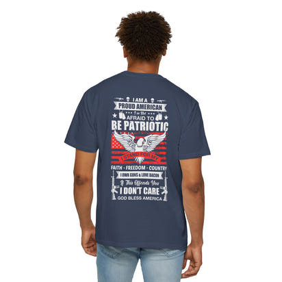 American Patriot Unisex Garment-Dyed T-shirt 5