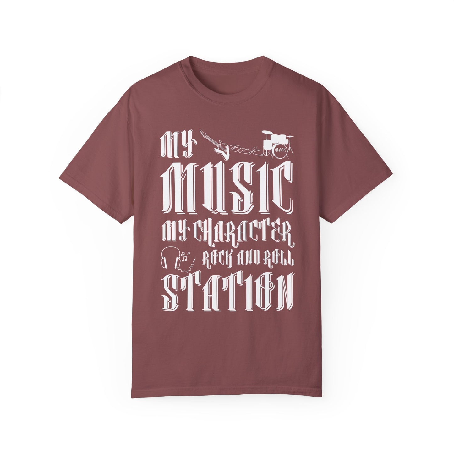 (Music)Unisex Garment-Dyed T-shirt
