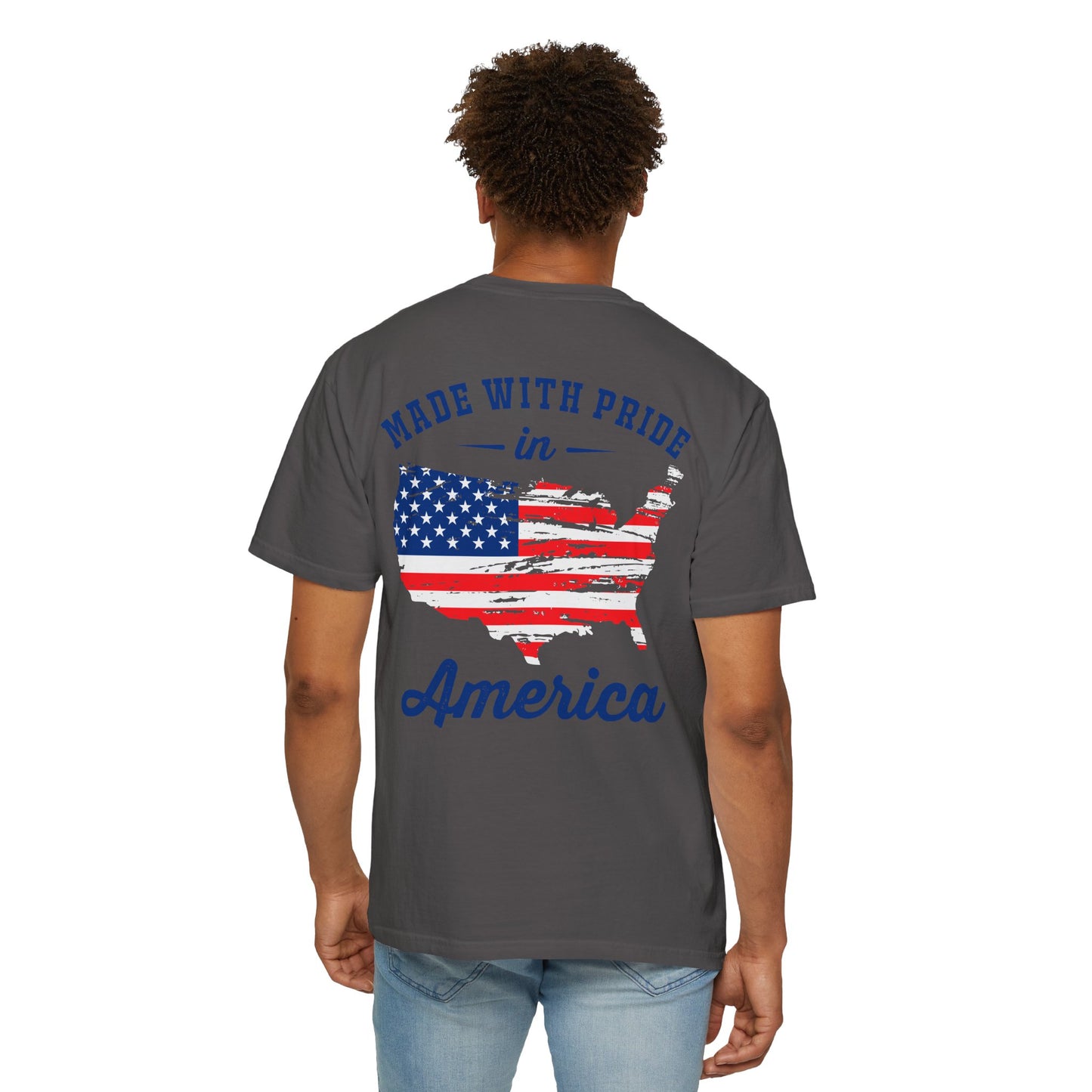 American Patriot Unisex Garment-Dyed T-shirt 1