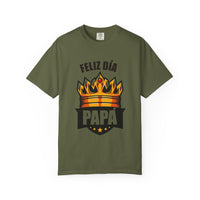 Feliz Día Papá T-Shirt - Unisex Garment-Dyed Tee for Father’s Day
