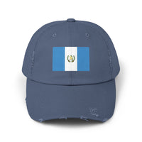 Guatemalan Flag Distressed Cap, Unisex Baseball Hat for Summer, Travel, Gifts, Outdoor Events