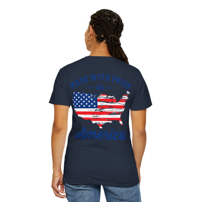 American Patriot Unisex Garment-Dyed T-shirt 1