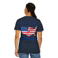 American Patriot Unisex Garment-Dyed T-shirt 1