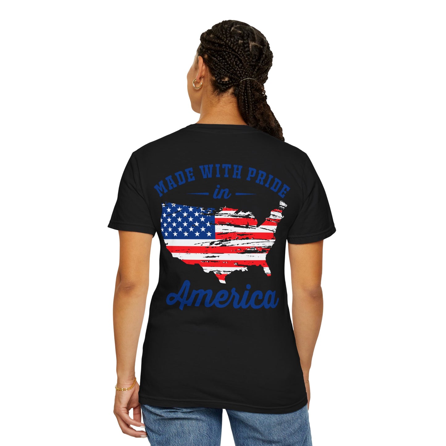 American Patriot Unisex Garment-Dyed T-shirt 1