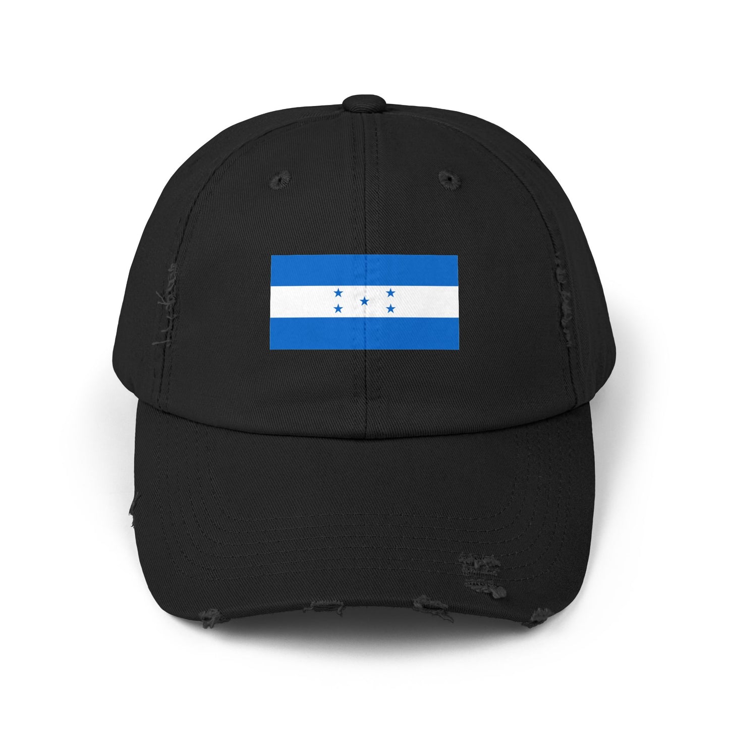Honduras Flag Distressed Cap, Unisex Baseball Hat, Casual Headwear, Travel Accessory, Gift for Him or Her