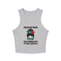 Mexican Mom Funny Racer Tank Top