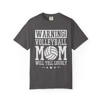 Warning! Volleyball Mom Unisex T-Shirt – Perfect Gift for Sports Moms