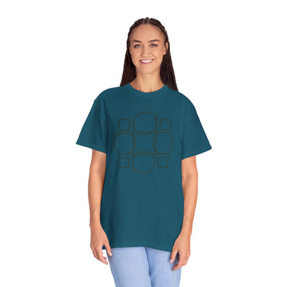 Geometry Unisex Garment-Dyed T-shirt