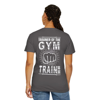 Fitness Unisex Garment-Dyed T-shirt (Back Design) 10