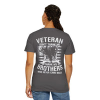 Military Unisex Garment-Dyed T-shirt