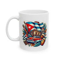 Cuban Culture Ceramic Mug - Colorful Design for Coffee Lovers