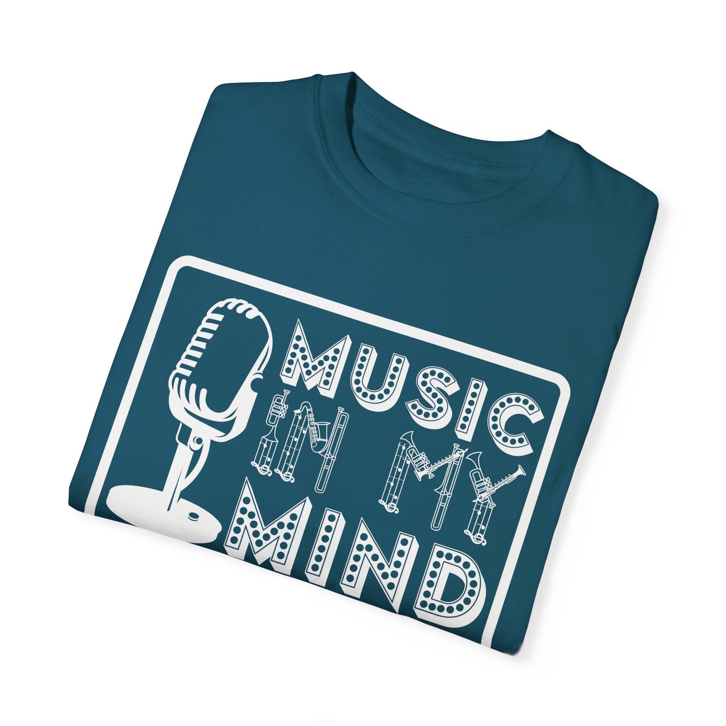 (Music)Unisex Garment-Dyed T-shirt