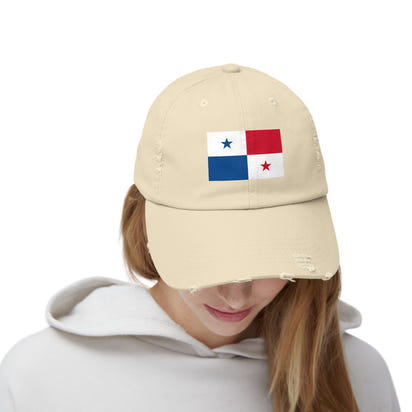 Panama Flag Distressed Cap, Unisex Casual Hat, Outdoor Gear, Gift for Travelers, Summer Accessory, Sports Cap