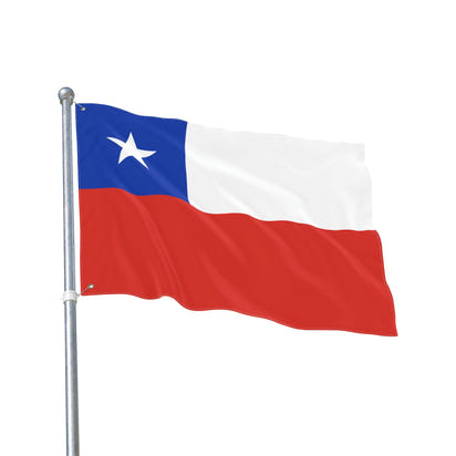 Vibrant Double Sided Flag for Home and Garden Decor, Outdoor Flag, Chile Flag, Decorative Banner, Patio Decor, National Pride
