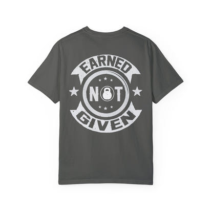 Fitness Unisex Garment-Dyed T-shirt (Back Design) 5