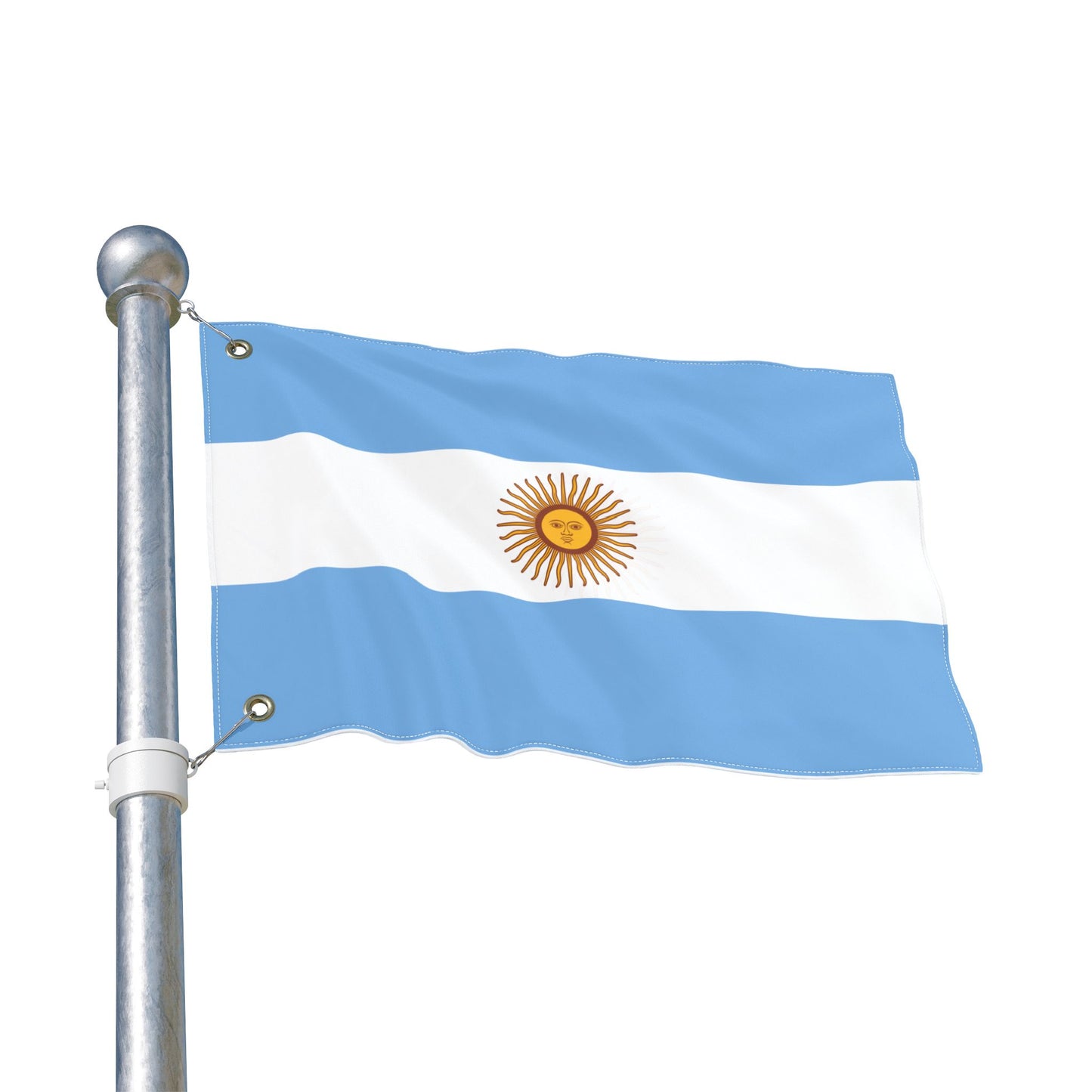 Argentinian Double Sided Flag, Handcrafted Home Decor, Outdoor Decoration, Sports Event Banner, Unique Gift for Flag Lovers