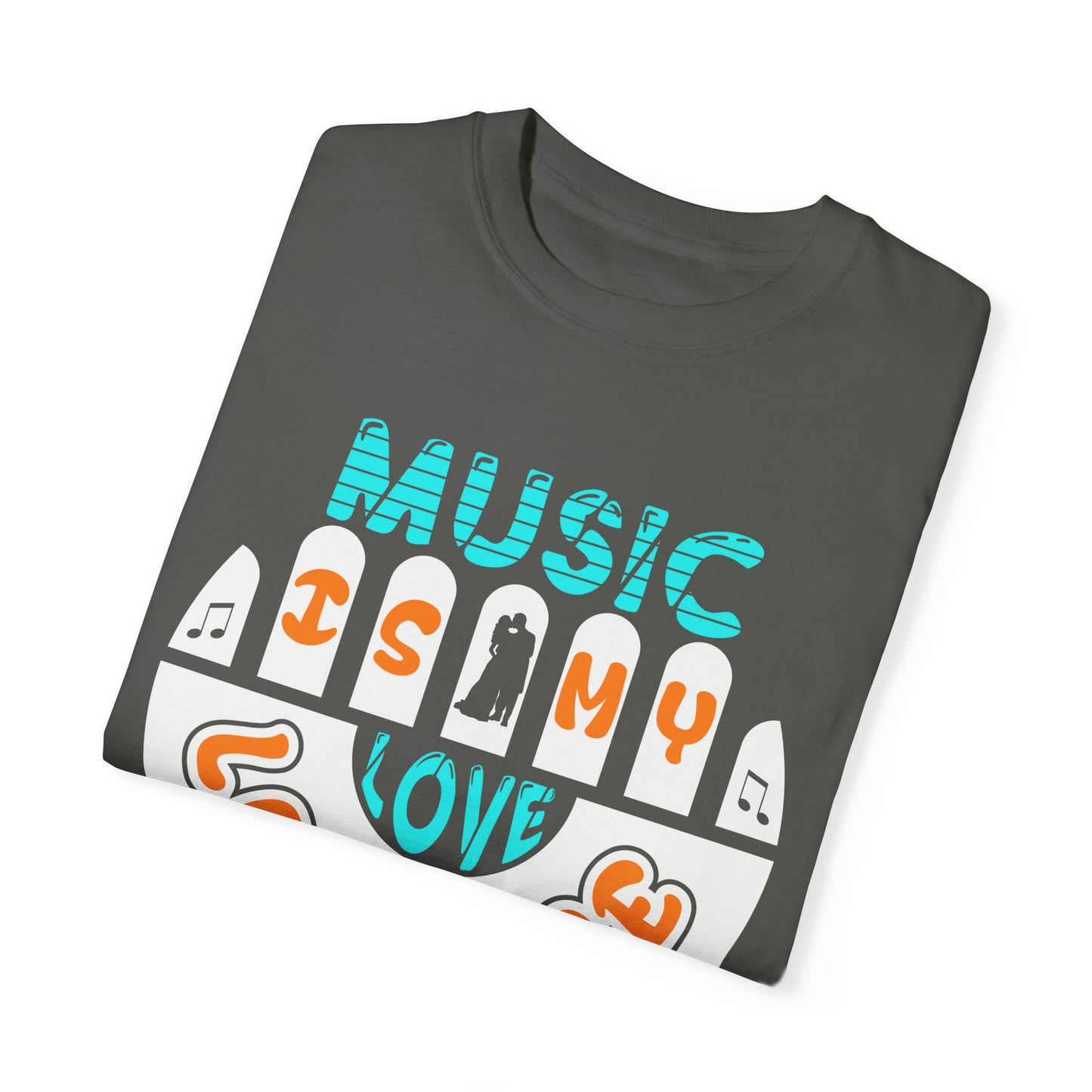 (Music)Unisex Garment-Dyed T-shirt