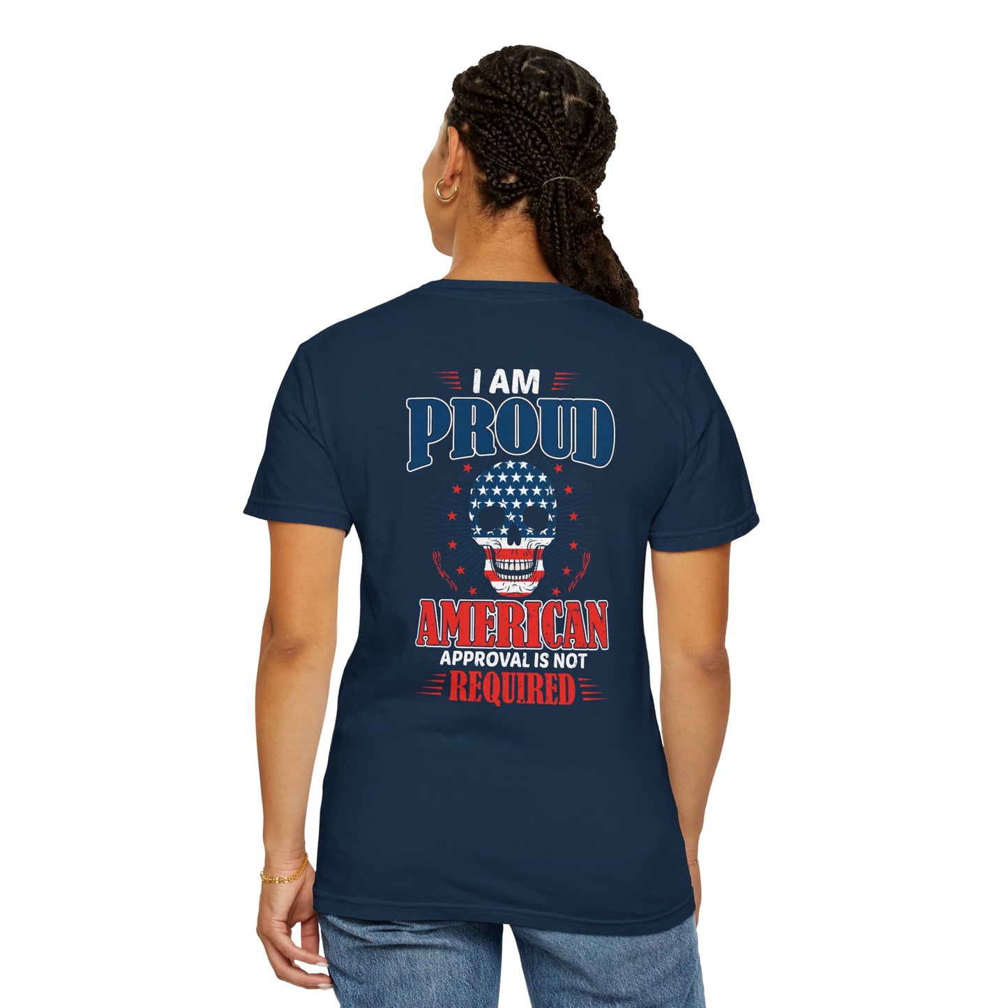 American Patriot Unisex Garment-Dyed T-shirt 2