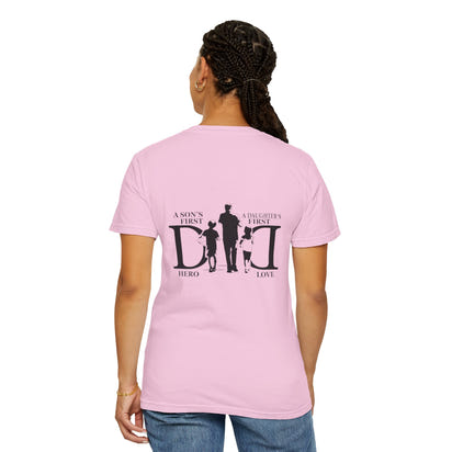 World's Best Dad T-Shirt | Unisex Garment-Dyed Tee, Perfect Father's Day Gift, Dad Appreciation Day, Casual Family Outing Wear, Dad T-Shirts