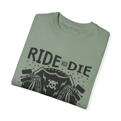 (Motorbike) Unisex Garment-Dyed T-shirt