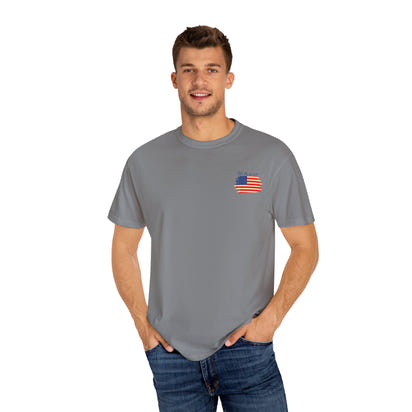 American Patriot Unisex Garment-Dyed T-shirt 3