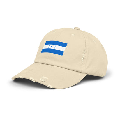 Honduras Flag Distressed Cap, Unisex Baseball Hat, Casual Headwear, Travel Accessory, Gift for Him or Her