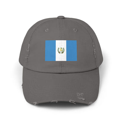 Guatemalan Flag Distressed Cap, Unisex Baseball Hat for Summer, Travel, Gifts, Outdoor Events