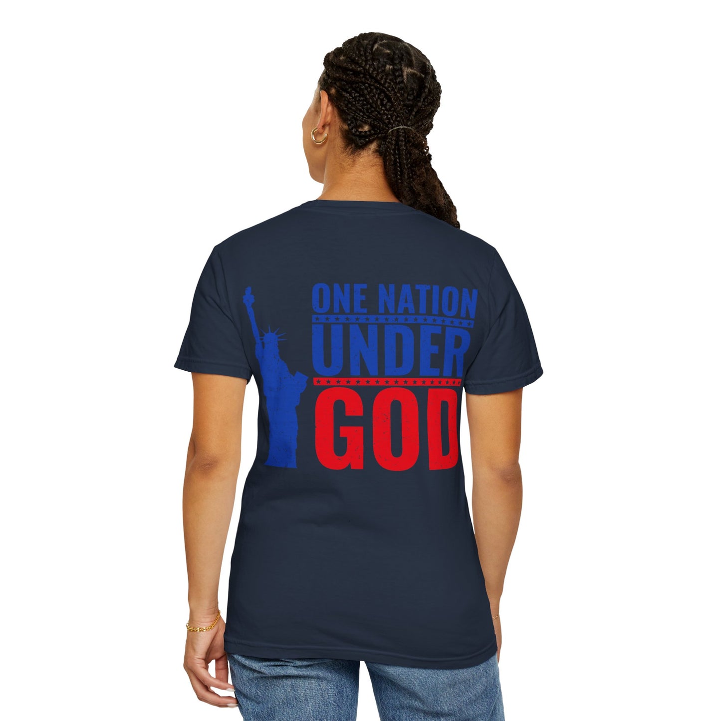 American Patriot Unisex Garment-Dyed T-shirt 3
