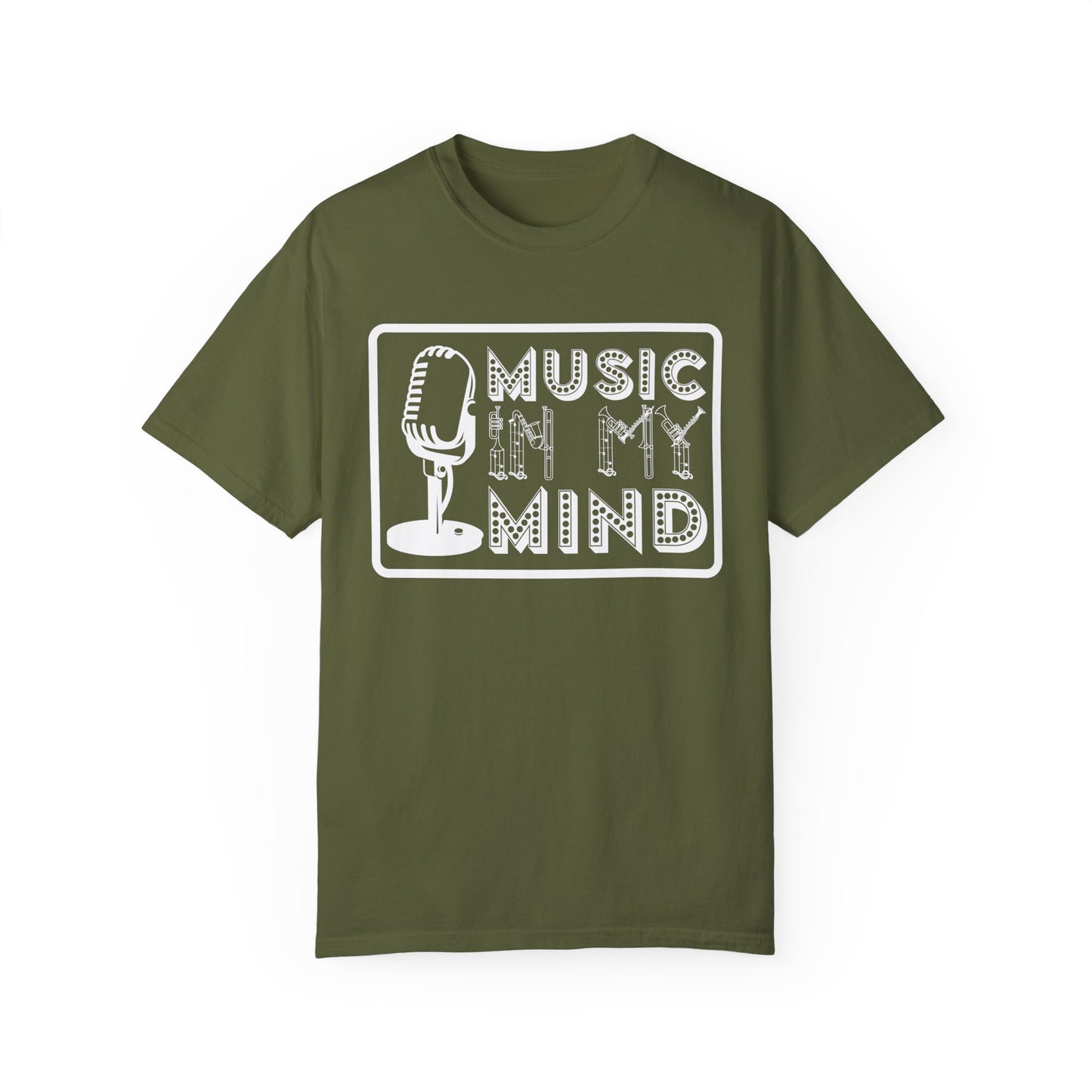 (Music)Unisex Garment-Dyed T-shirt