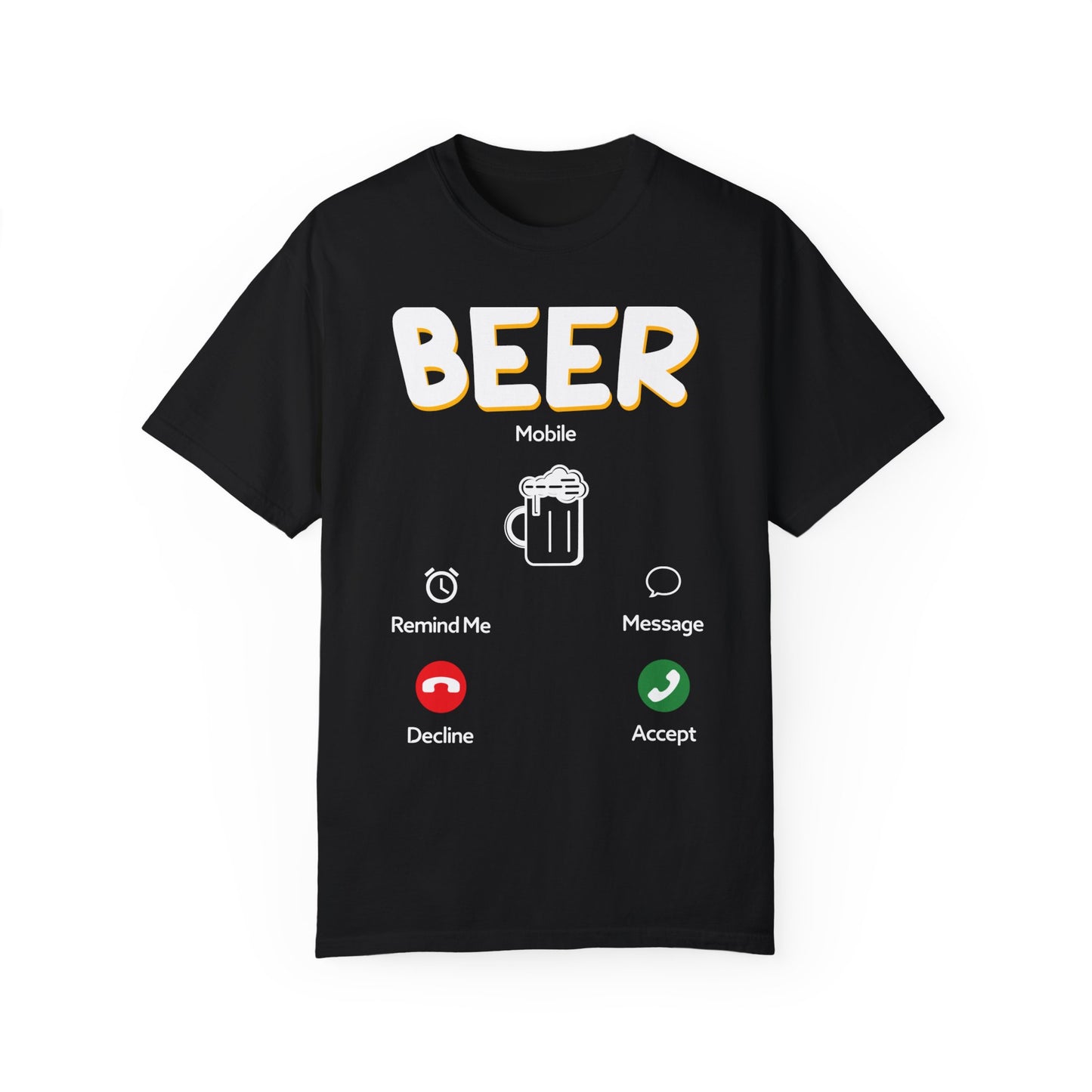 Alcohol Unisex Garment-Dyed T-shirt