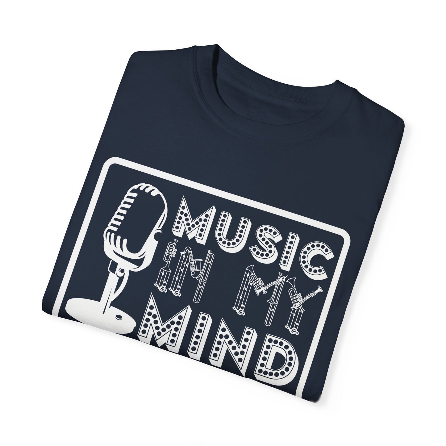 (Music)Unisex Garment-Dyed T-shirt