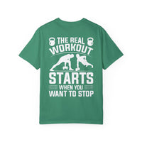 Fitness Unisex Garment-Dyed T-shirt (Back Design) 6