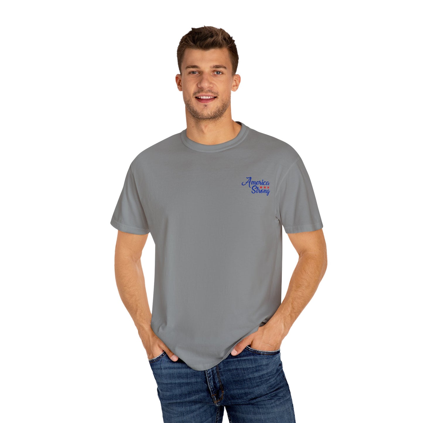 American Patriot Unisex Garment-Dyed T-shirt 8