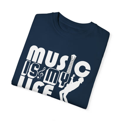 (Music)Unisex Garment-Dyed T-shirt