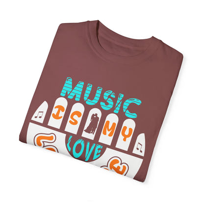 (Music)Unisex Garment-Dyed T-shirt