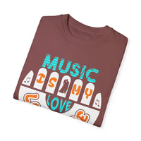 (Music)Unisex Garment-Dyed T-shirt