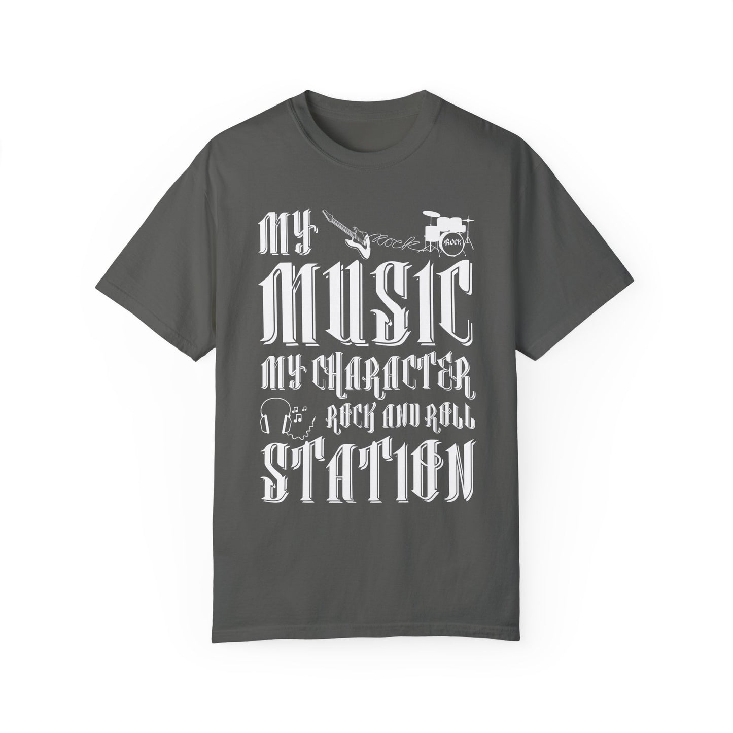 (Music)Unisex Garment-Dyed T-shirt