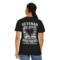 Military Unisex Garment-Dyed T-shirt