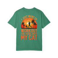 Fitness Unisex Garment-Dyed T-shirt (Back Design) 12