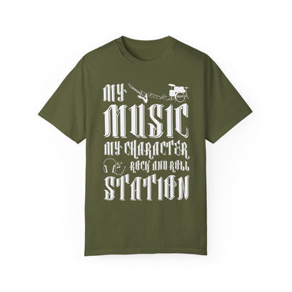 (Music)Unisex Garment-Dyed T-shirt