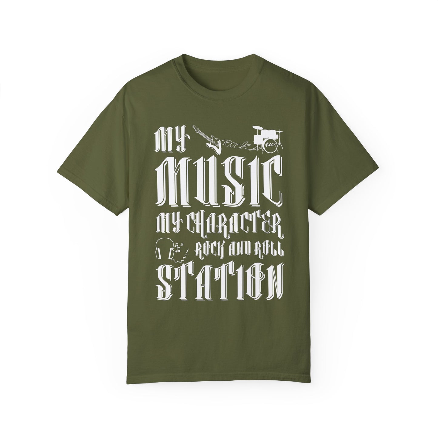(Music)Unisex Garment-Dyed T-shirt